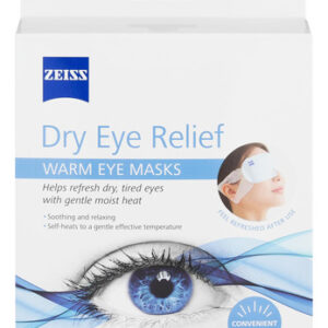Máscaras De Olhos Zeiss Warm 6 Unidades Para Alívio De Olhos