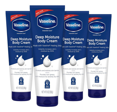Vaseline Cuidados Intensivos Umidade Profunda 4 Unidades