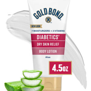 Loção Gold Bond Para Alívio Da Pele Seca Para Diabéticos 130