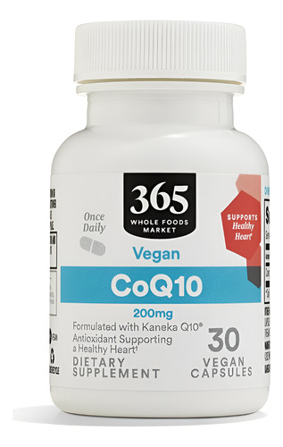 Suplementos 365 Da Whole Foods Market Coq10 200 Mg 30 Cápsul