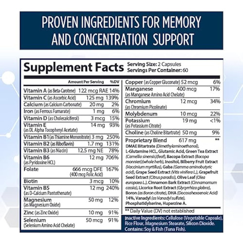 Fórmula Neuro Plus Brain & Focus - Cérebro Nootrópico - Imagem 12