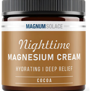 Creme De Magnésio Noturno Magnum Solace - Seguro Para Crianç