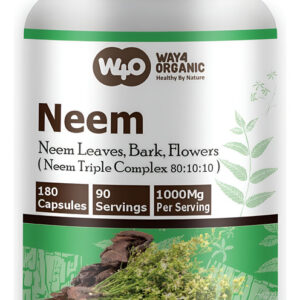 Way 4 Organic W4o Complexo Triplo De Neem W4o - 180 Cápsulas