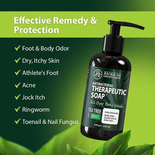 Sabonete Corporal Derma-nu Terapêutico Antibacteriano 473ml - Imagem 5