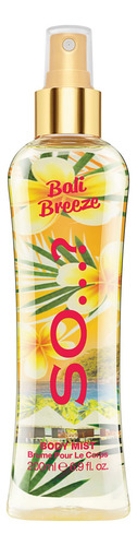 Body Mist Então...? Perfume Bali Breeze Para Mulheres 200ml