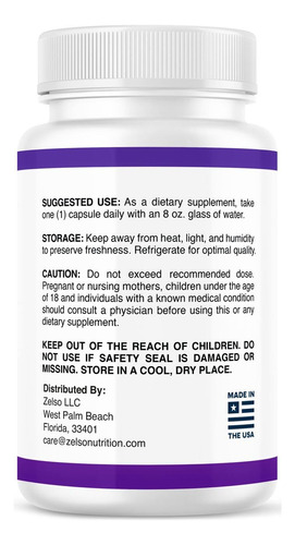 Probiótico Zelso Glp-1 Com Akkermansia Muciniphila 500mg Cfu - Imagem 6