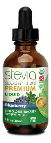 Stevia International Cranberry Stevia Líquida 1 Oz