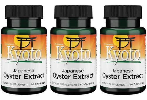 Suplemento De Extrato De Ostra Japonesa Swanson Kyoto 500 Mg