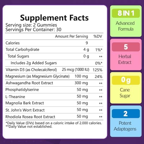 Gomas De Cortisol Whoyun Sem Açúcar, Suplemento De Cortisol - Imagem 8