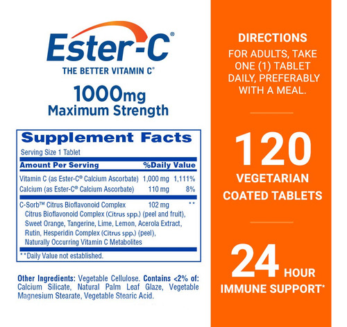 Suplemento De Ester-c, Vitamina C, 1000 Mg, Comprimidos Reve - Imagem 2