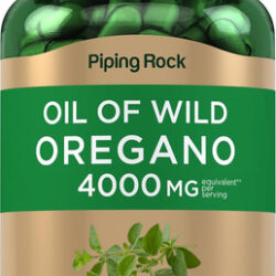 Suplemento Piping Rock Ácido De Orégano 200 Cápsulas