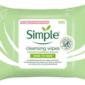 Toalhetes Faciais Simple Kind To Skin Cleansing - 25 Toalhet