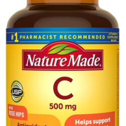 Cápsulas De Vitamina C 500 Mg Com Rosa Mosqueta 130 Contage