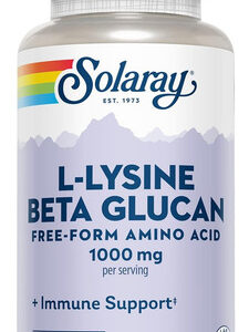 Solaray L-lisina Solaray 1000mg - Suplemento Para Imunidade