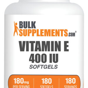 Bulksupplements Suplemento De Vitamina E 400 Ui - 180