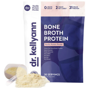 Proteína Em Pó Dr. Kellyann Bone Broth Vanilla 30 Porções