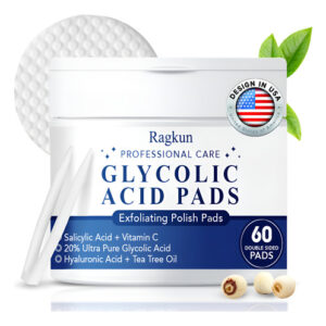 Almofadas Esfoliantes Ragkun Glycolic Acid 20% Toner Com Sal