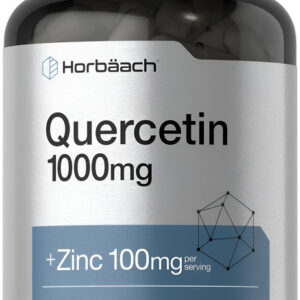 Cápsulas Horbäach Quercetina 1000mg Com Zinco 100mg