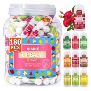 Bálsamo Labial Visrie Mini Pacote De 180 Com Vitamina E E