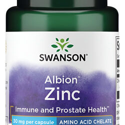 Glicinato De Zinco Quelatado Swanson Swanson 30 Mg 90 Cápsul