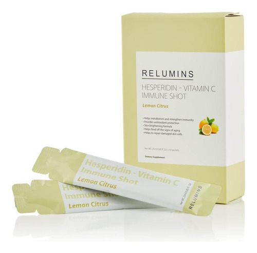 Relumins Hesperidina Vitamina C Imune Shot, Lemon Citrus Vit - Imagem 3