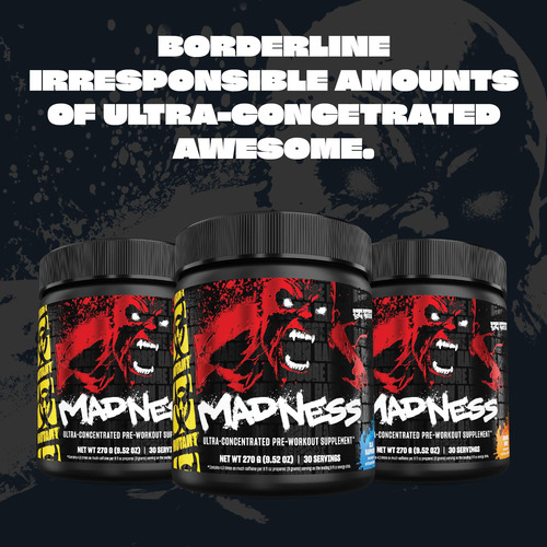 Pre Workout Powder Mutant Madness 270 G 30 Porções Trocadil - Imagem 5