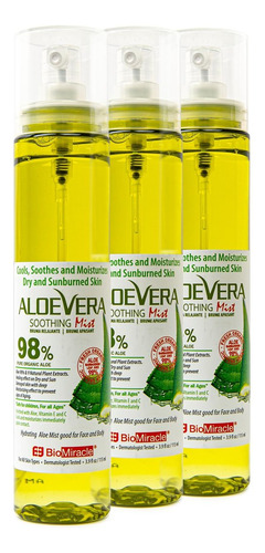 Biomiracle Gel Calmante De Aloe Vera Com Extratos Naturais M - Imagem 6