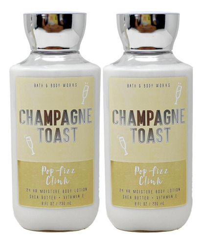 Bath & Body Works Champagne Toast - Pacote De 2-24 Loções Co - Imagem 3