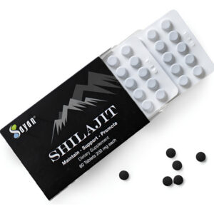Suplemento Sayan Shilajit Comprimidos 12.000 Mg 60 Comprimid