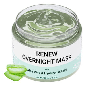 Máscara Facial Noturna Doppeltree Renew Com Aloe Vera E Hial