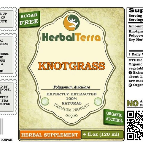 Herbal Terra Llc Tintura De Erva Knotgrass 20x120 Ml - Imagem 2