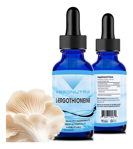 Suplemento De Líquido De Absonutrix L-erergotioneina 590 Mg,