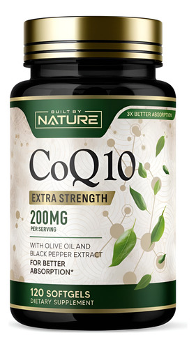 Construído Pela Natureza Coqmg Coenzima Q10 Com Azeite E E 2 - Imagem 3