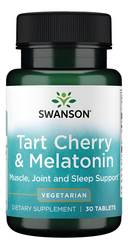 Swanson Tart Cherry E Melatonina 30 Comprimidos