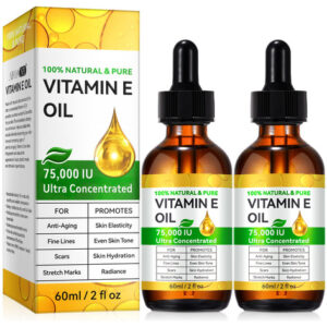 Óleo Corporal De Vitamina E Rulviou 75.000 Ui Para Pele E Ro