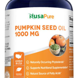 Suplemento De Óleo De Semente De Abóbora Nusapure 1000mg 200