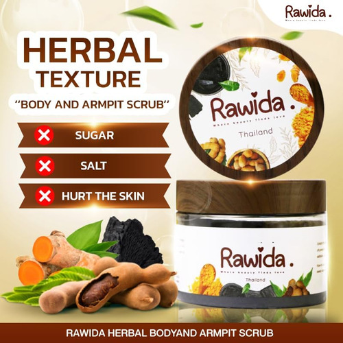 Esfoliante De Desintoxicação De Axilas Rawida Com Carvão - Imagem 7