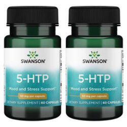 Swanson Aminoácido 5-htp 50 Mg 60 Cápsulas (pacote Com 4)