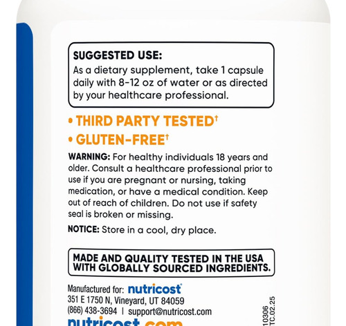 Nutricost Devil"s Claw 1200mg, 120 Cápsulas Veganas - Imagem 5