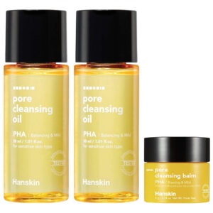 Conjunto De Removedor De Maquiagem Hanskin Pha Pore Cleansin