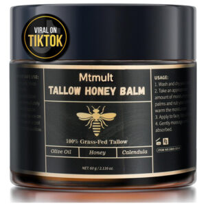 Skincare Beef Sallow Honey Balm Mtmult Tallowyn Para Rosto E