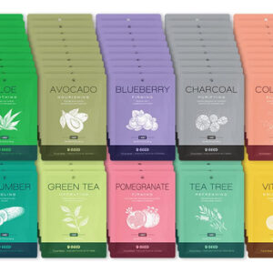 Máscara Facial U-need 100 Unidades Coreanas (10 Tipos X 10 U