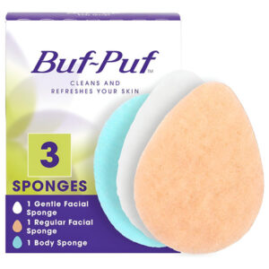 Pacote Múltiplo De Esponjas Esfoliantes Buf-puf Para Rosto E