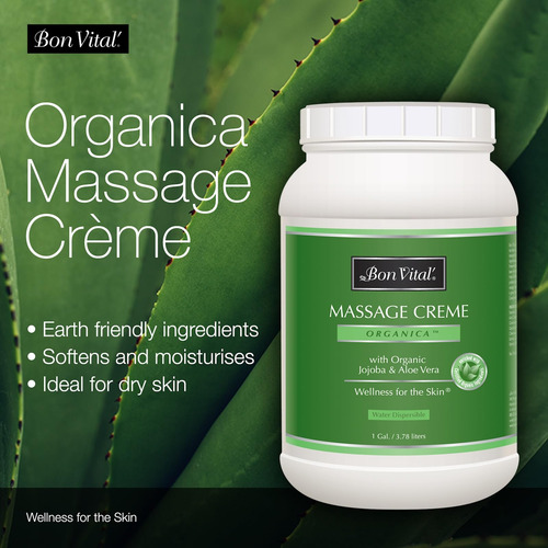 Creme De Massagem Bon Vital" Organica 378 L Com Ingrediente - Imagem 2