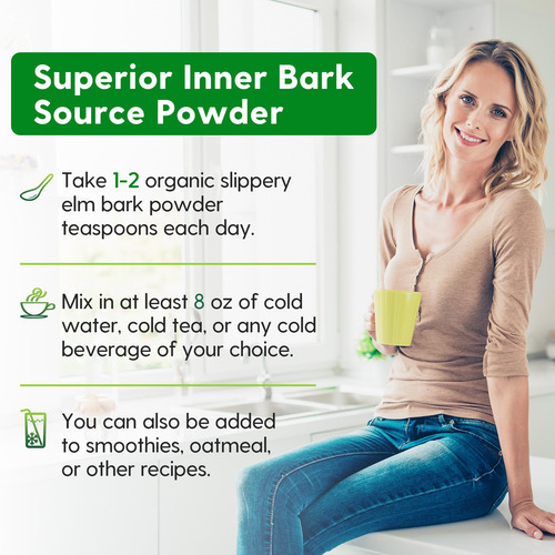 Suplemento Meablewse Slippery Elm Powder 500g (349 Porções) - Imagem 6