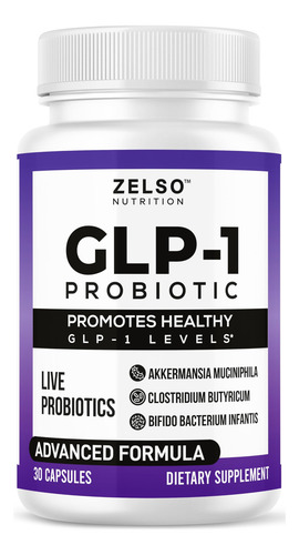 Probiótico Zelso Glp-1 Com Akkermansia Muciniphila 500mg Cfu