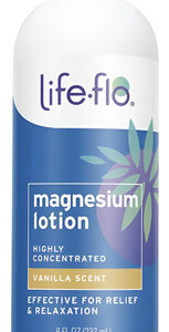 Loção De Magnésio Life-flo Aroma De Baunilha 8 Oz