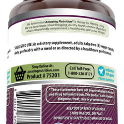 Extrato De Semente De Uva Amazing Nutrition 16000mg Vegetari