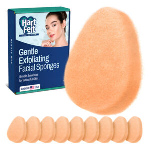 Esponja Facial Hartfelt Gentle Exfoliating [pacote Com 10] P