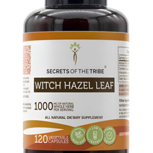 Segredos Da Tribo Witch Hazel Folha 120 Cápsulas 1000 Mg